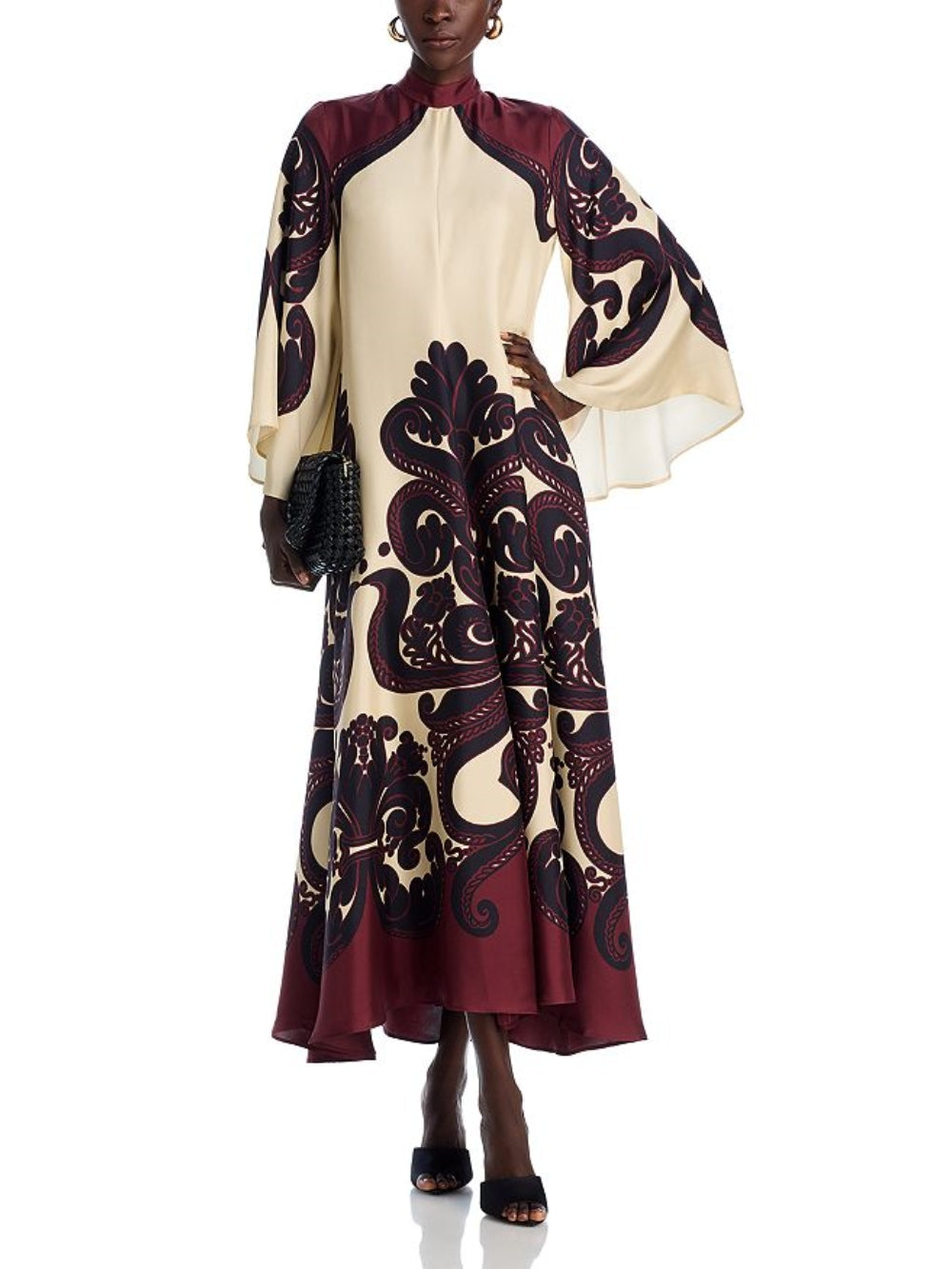 Effortless Elegance: Stunning Grenadilla-Print Maxi Dress