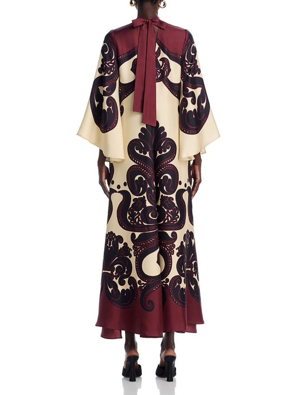 Effortless Elegance: Stunning Grenadilla-Print Maxi Dress