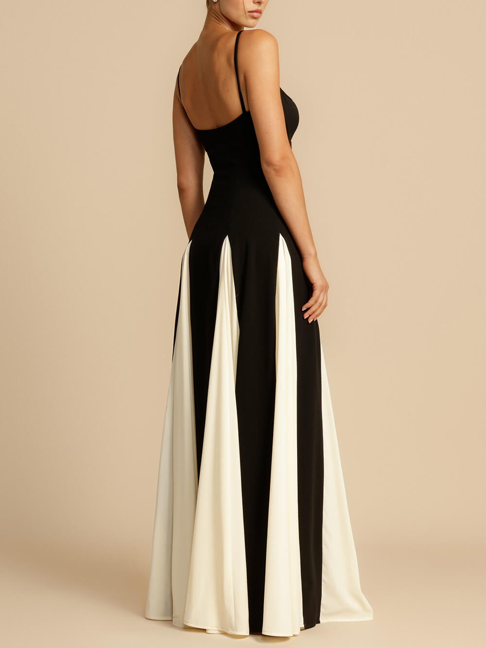Glamorous Panelled Tulle A-Line Slip Maxi Dress