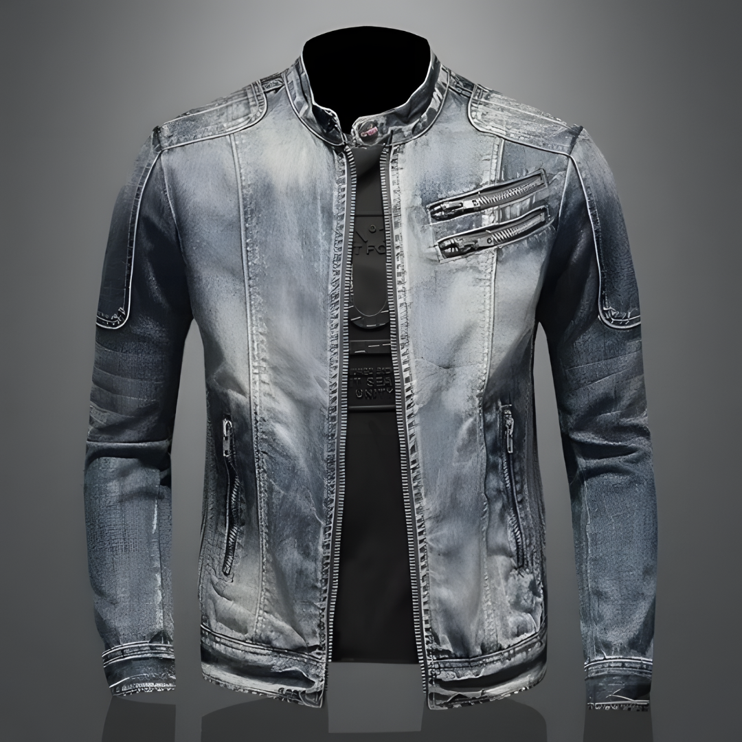 Alessio Retro Denim Jacket – Timeless Vintage Style