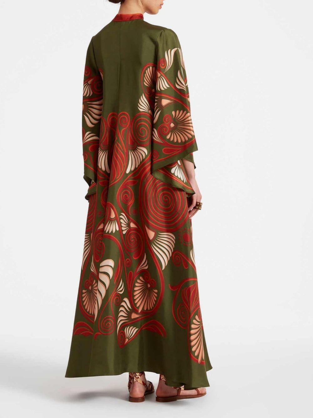 Elegant Dazzling Printed Maxi Dress