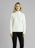 Amy Zip-Front Sweater