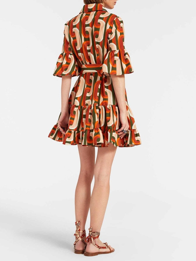 Chic & Sassy Dropped-Waist Mini Dress