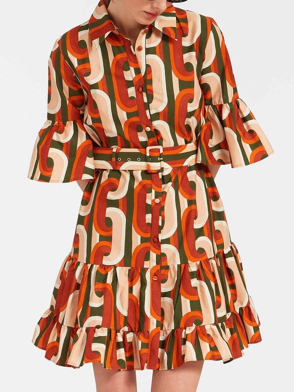 Chic & Sassy Dropped-Waist Mini Dress