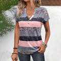 Clara Casual Striped Blouse - Effortless Everyday Style