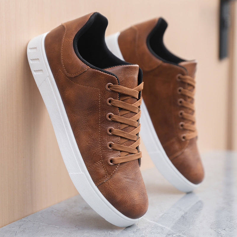 Berlin Leather Trainers - Sleek Premium Sneakers