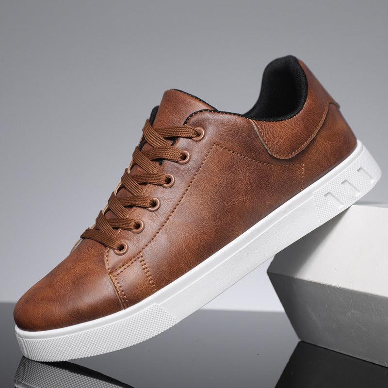 Berlin Leather Trainers - Sleek Premium Sneakers
