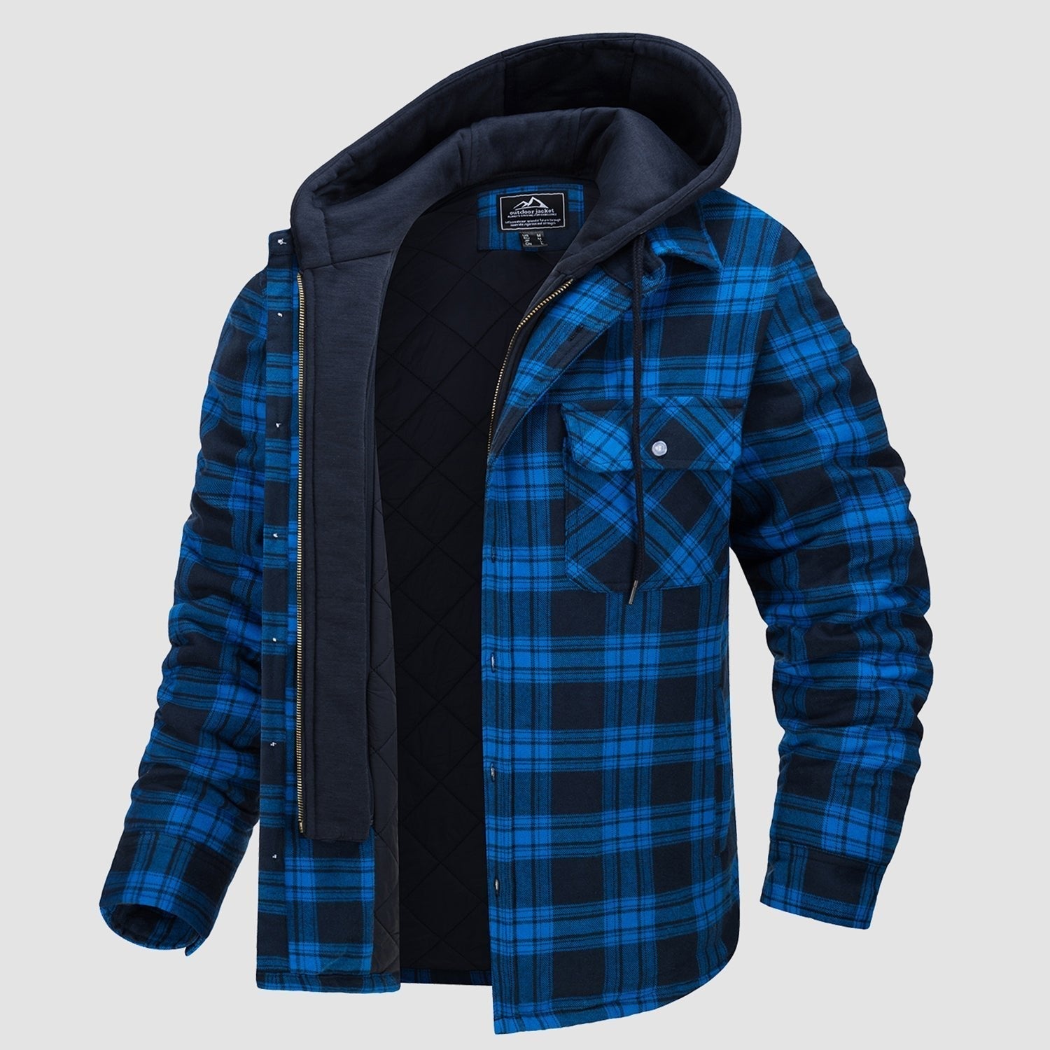 Harry Flannel Jacket with Detachable Hood