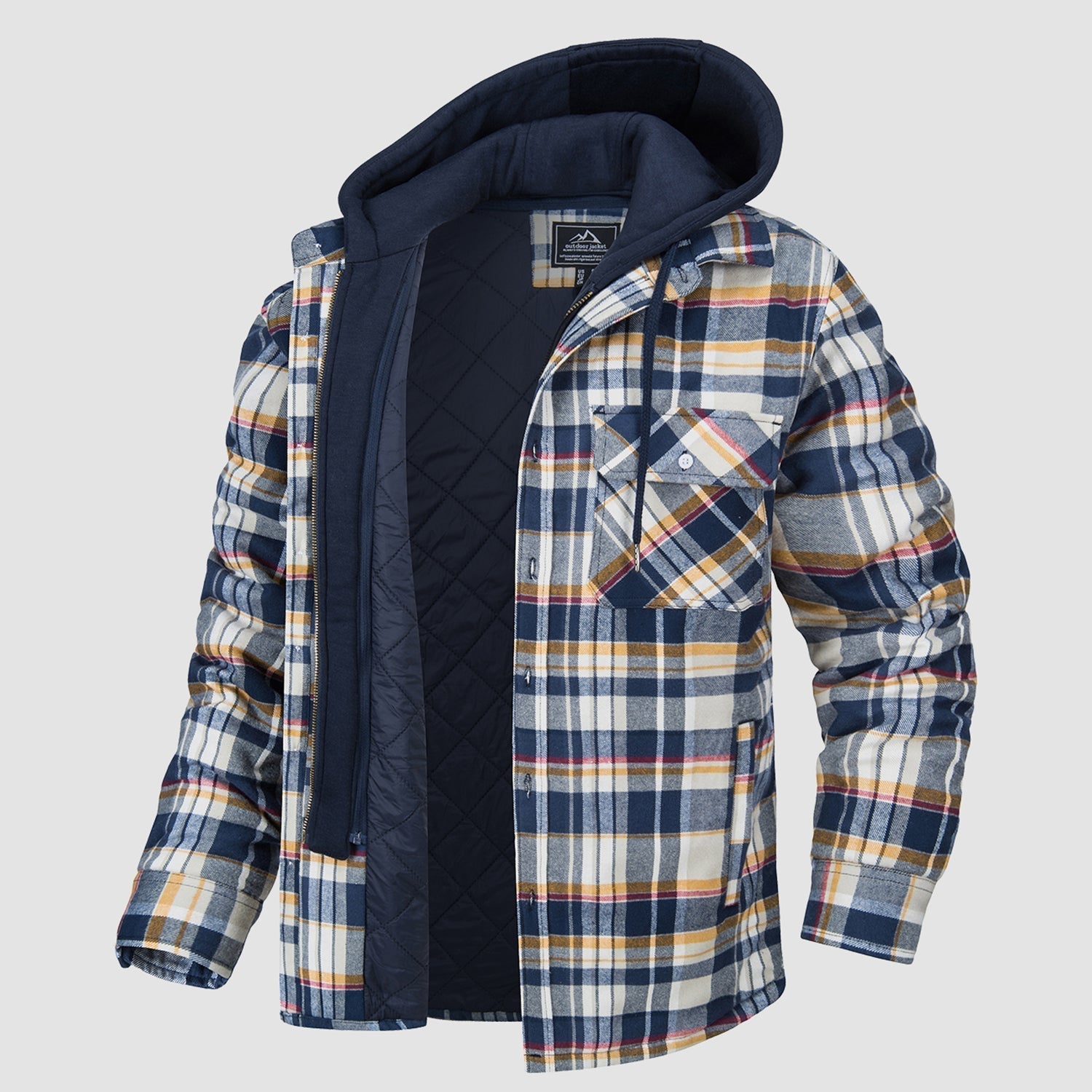 Harry Flannel Jacket with Detachable Hood