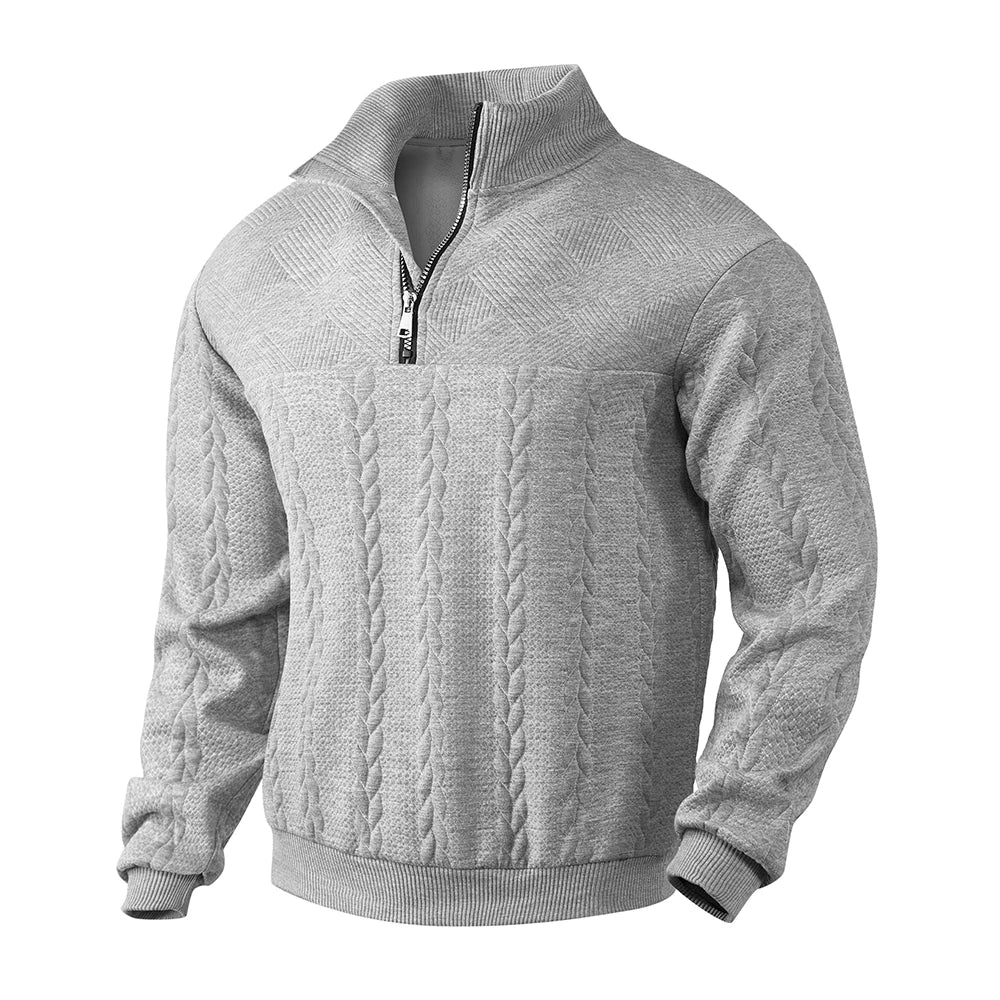 Henry Premium Quarter-Zip Sweatshirt — Luxurious Comfort for Everyday Wear