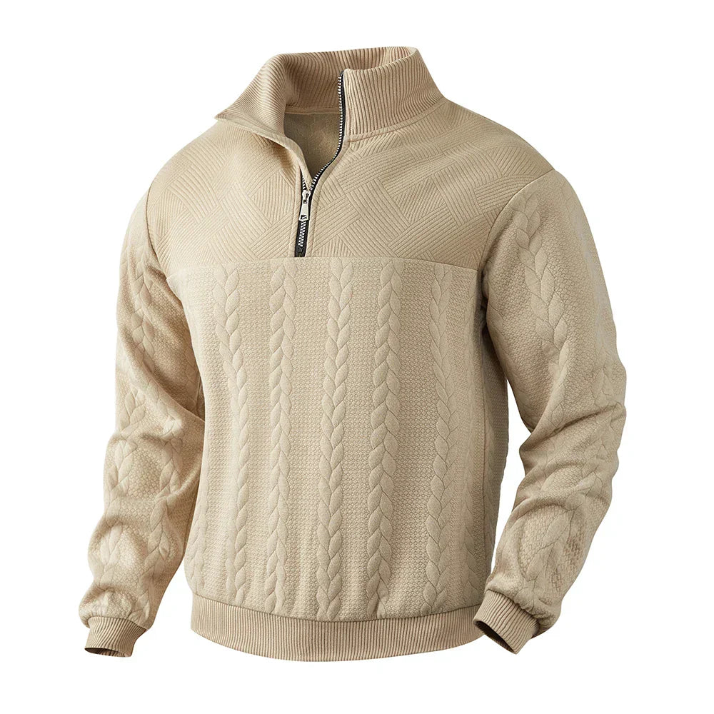 Henry Premium Quarter-Zip Sweatshirt — Luxurious Comfort for Everyday Wear