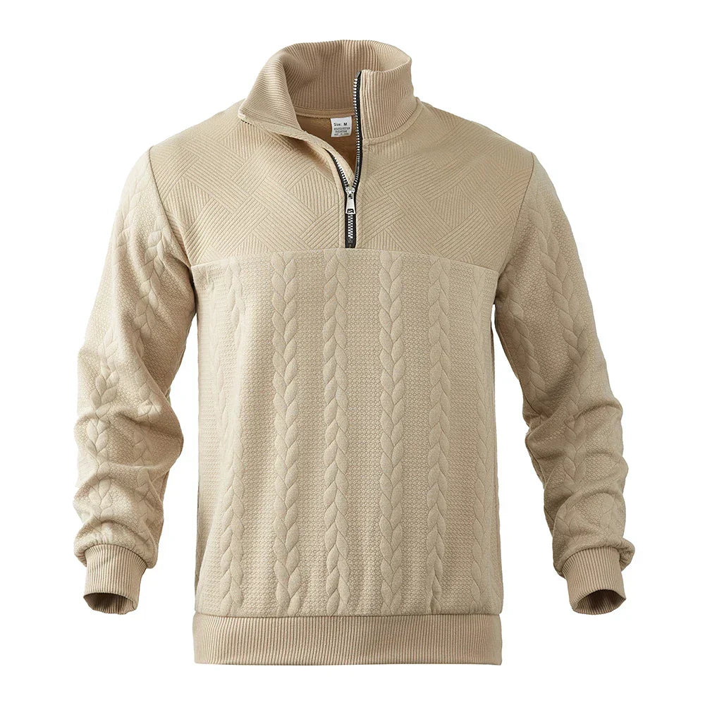 Henry Premium Quarter-Zip Sweatshirt — Luxurious Comfort for Everyday Wear