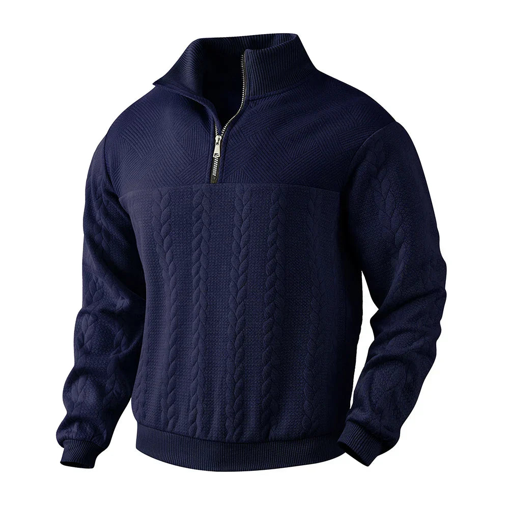 Henry Premium Quarter-Zip Sweatshirt — Luxurious Comfort for Everyday Wear