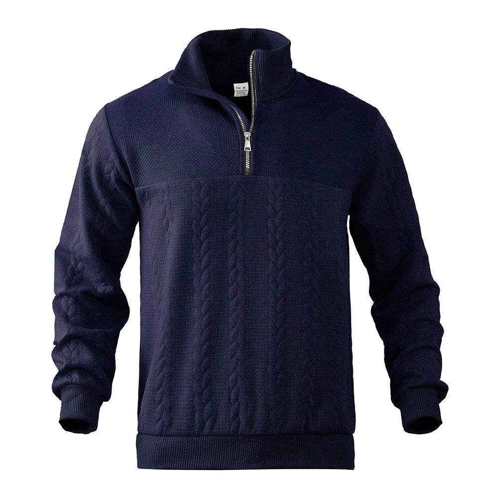 Henry Premium Quarter-Zip Sweatshirt — Luxurious Comfort for Everyday Wear