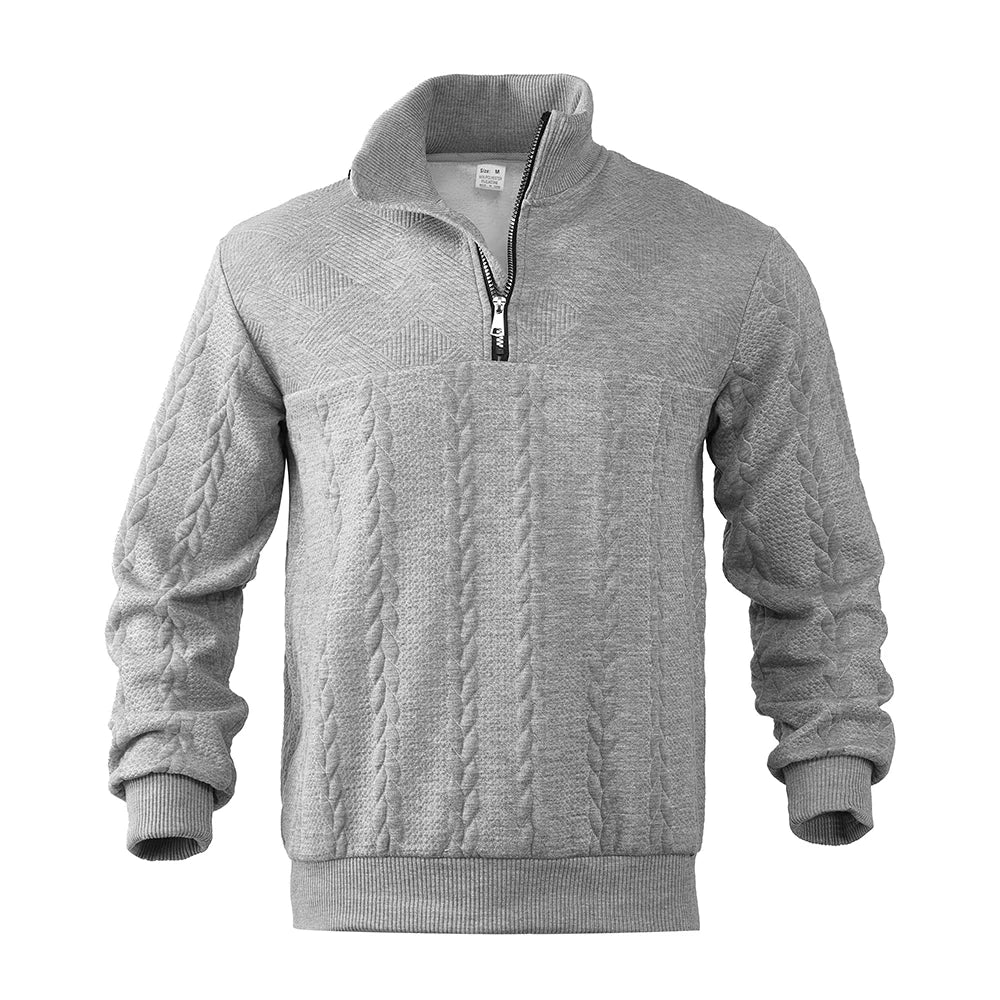 Henry Premium Quarter-Zip Sweatshirt — Luxurious Comfort for Everyday Wear