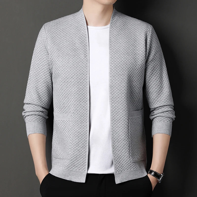 Antonio Rivella Jacquard Blazer - Sophisticated, Tailored Knit Jacket