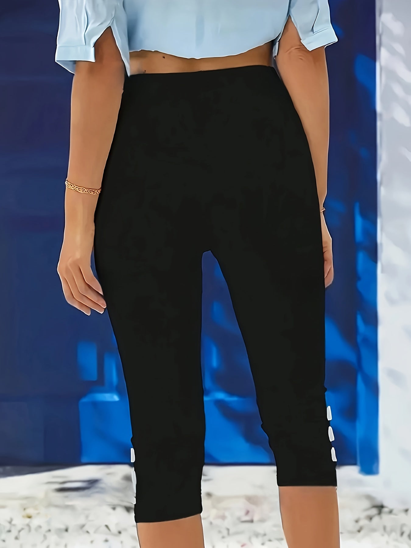 Clara Polished Stretch Capri Pants - Flattering Fit