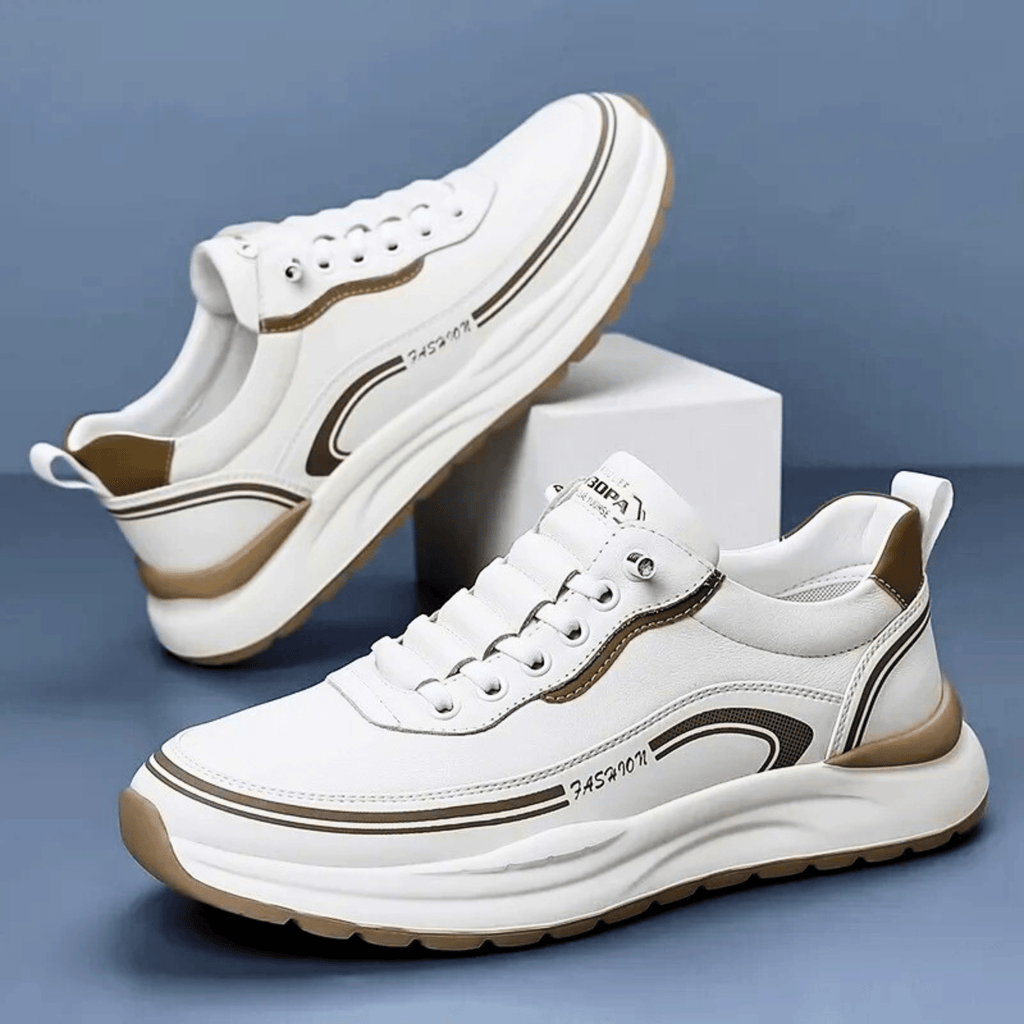 Brixton Leather Trainers - Premium Leather Sneakers