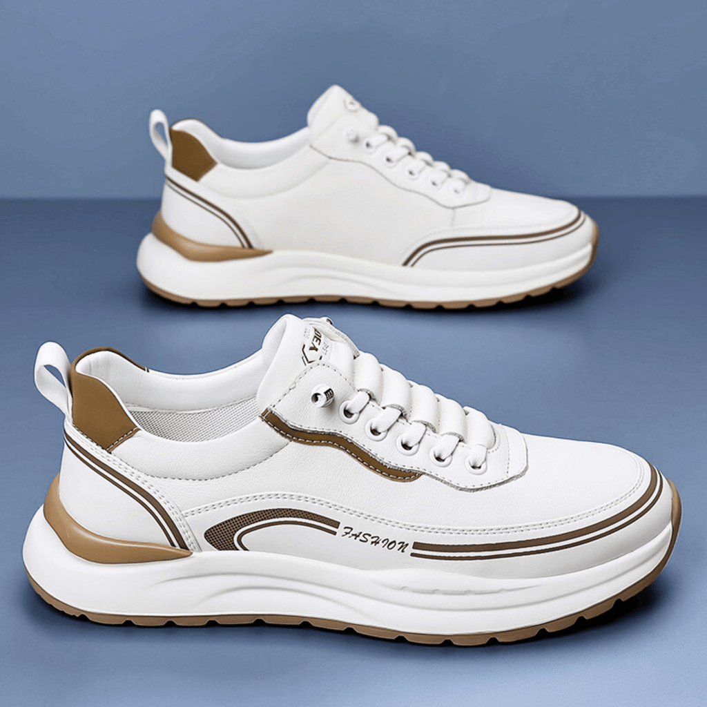 Brixton Leather Trainers - Premium Leather Sneakers