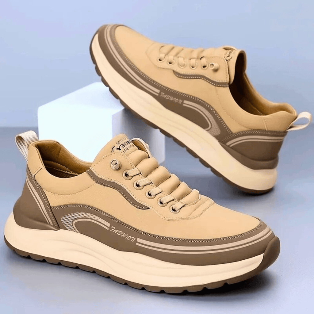 Brixton Leather Trainers - Premium Leather Sneakers